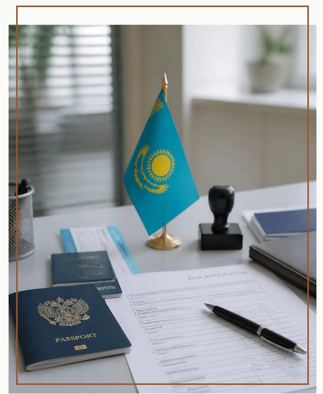 Оформление визы в Казахстан для поездки и работы в Лысьве